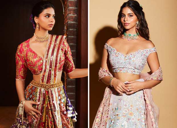 Suhana Khan keeps it regal in Mayyur Girotra and Rahul Mishra embellished lehengas at Anant Ambani – Radhika Merchant wedding 