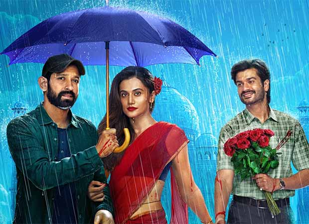 Taapsee Pannu divided between Vikrant Massey and Sunny Kaushal in new poster of Phir Aayi Hasseen Dillruba Taapsee Pannu divided between Vikrant Massey and Sunny Kaushal in new poster of Phir Aayi Hasseen Dillruba