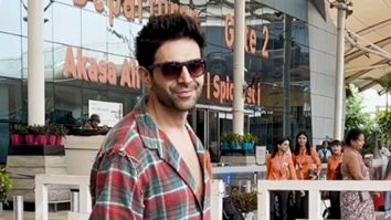 The handsome hunk is here! Kartik Aaryan gets clicked at the airport