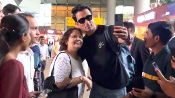 The love he receives is absolutely justified! Sonu Sood at the airport