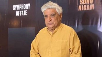 The timeless legend Javed Akhtar arrives for Sonu Nigam’s birthday