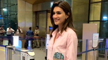 Flawless beauty! Kriti Sanon gets clicked by paps at the airport