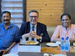 Boman Irani shares pictures of lunch with sports legend PT Usha, calls her a ‘champion’