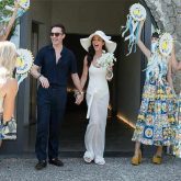 Amy Jackson and Ed Westwick host a farewell brunch post their wedding in Italy, see pics