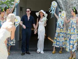 Amy Jackson and Ed Westwick host a farewell brunch post their wedding in Italy, see pics