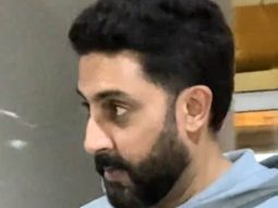 Abhishek Bachchan gets clicked at the airport with family