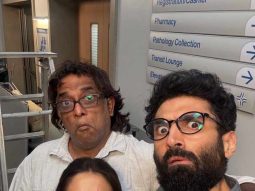 Aditya Roy Kapur, Sara Ali Khan and Anurag Basu pull up goofy faces in Metro In Dino set pictures: “Madness mein hum teeno”