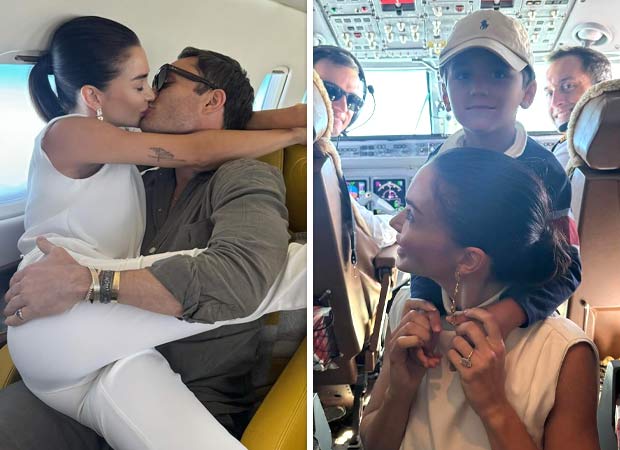 Amy Jackson and Ed Westwick fly off to Italy for their wedding with their families “Let’s get married, baby” 