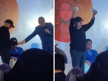Anupam Kher lovingly hands Rs. 300 to Mahesh Bhatt as guru dakshina at Indira Entertainment’s launch event; says “If a biopic is made on my life, Bhatt saab would have a very important role”