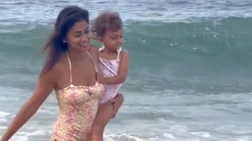 Beachy day with the baby! Shriya Saran with daughter Radha