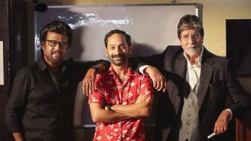 Fahadh Faasil sandwiched between Rajinikanth and Amitabh Bachchan on Vettaiyan set, photo goes viral
