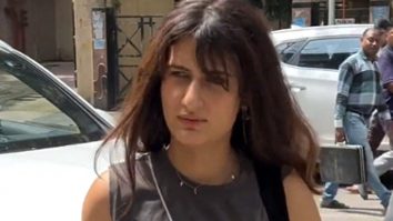 Fatima Sana Shaikh poses for paps with her little pup