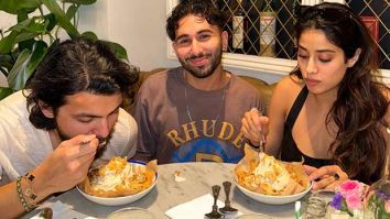 Janhvi Kapoor and Shikhar Pahariya unleash their inner ’foodie’ as they are caught enjoying a meal together in Orry’s photo dump