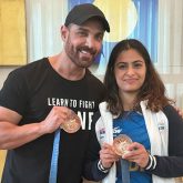 John Abraham meets Olympics 2024 medalist Manu Bhaker: “She has made India proud”