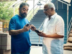 Kamal Haasan completes 65 years in the film industry; Mani Ratnam’s Madras Talkies shares BTS picture from the sets of Thug Life on this occasion