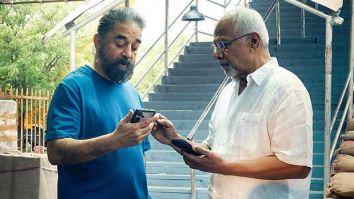 Kamal Haasan completes 65 years in the film industry; Mani Ratnam’s Madras Talkies shares BTS picture from the sets of Thug Life on this occasion