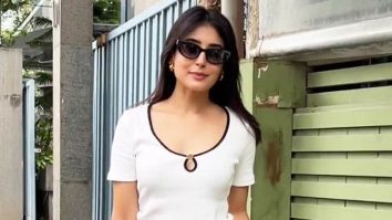 Kritika Kamra strikes a pose in her casual look as she gets clicked by paps
