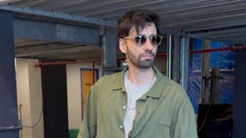 Loving this look on Avinash Tiwary as he poses for paps