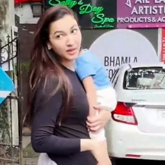 Mom on duty! Gauahar Khan gets clicked with son Zeehan