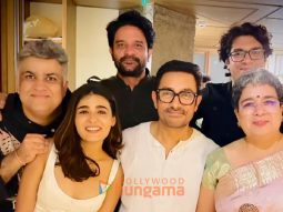 Photos: Aamir Khan, Reena Dutta and Maharaj cast snapped at success bash