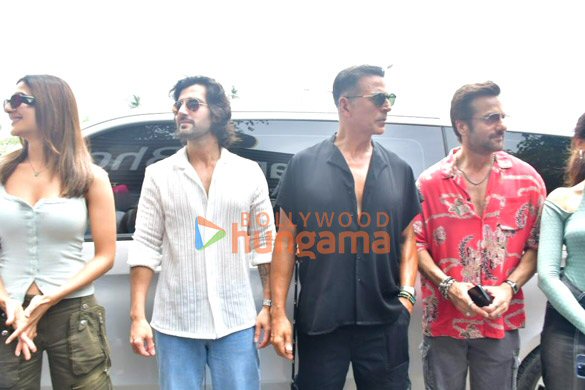 photos akshay kumar fardeen khan vaani kapoor ammy virk and team khel khel mein snapped during promotions 5