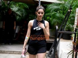 Photos: Ananya Panday snapped outside the gym in Bandra
