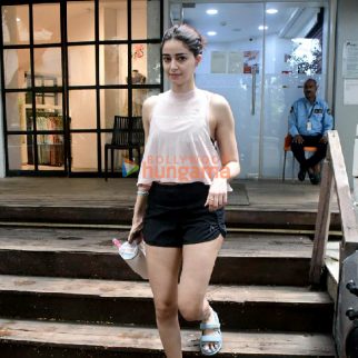 Photos: Ananya Panday spotted outside the gym in Bandra