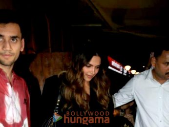 Photos: Deepika Padukone with family snapped in Bandra