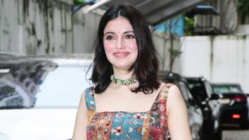 Photos: Divya Khossla snapped at the Vishesh Films office