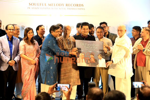photos gulzar singer sumeet tappoo and others attend the album launch of dil pareshan karta hai 1