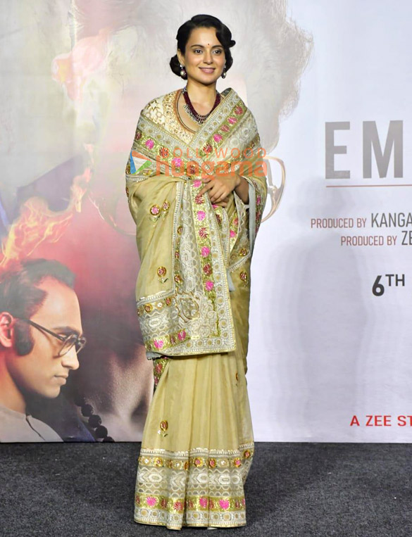 photos kangana ranaut anupam kher shreyas talpade mahima choudhary and others snapped at the trailer launch of their film emergency 333 5