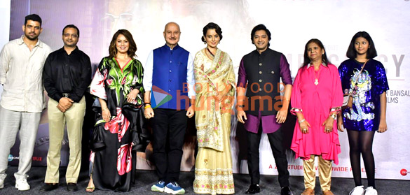 photos kangana ranaut anupam kher shreyas talpade mahima choudhary and others snapped at the trailer launch of their film emergency 333 8