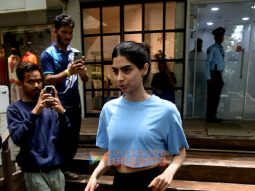 Photos: Khushi Kapoor snapped outside the gym in Bandra