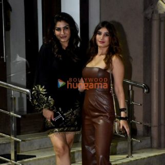 Photos: Raveena Tandon, Rasha Thadani, Sanjay Kapoor and others snapped outside Arbaaz Khan house