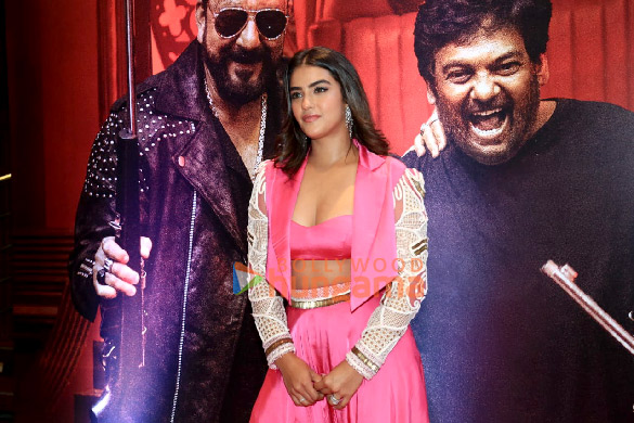 photos sanjay dutt ram pothineni puri jagannadh others snapped at big bull song launch from double ismart in mumbai 2