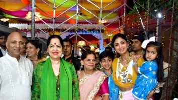 Photos: Shilpa Shetty snapped with her family at the ISKCON temple in Juhu