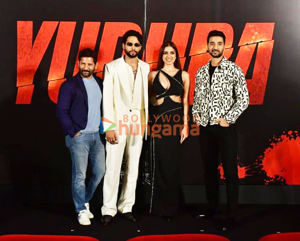 photos siddhant chaturvedi malavika mohanan raghav juyal and others grace the trailer launch of yudhra 9