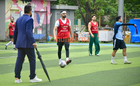 photos tiger shroff and ahan shetty snapped during a football match in juhu 1