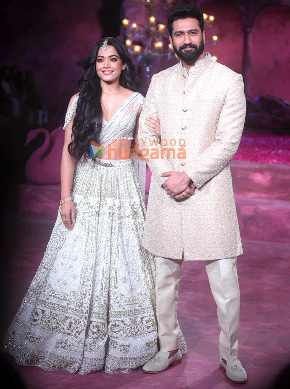 photos vicky kaushal and rashmika mandanna walk the ramp for falguni and shane peacock at india couture week 2024 1