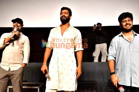 photos vicky kaushal snapped at chitra cinema for grand chhaava poster launch 3