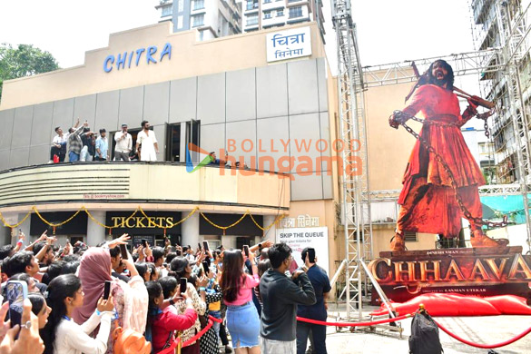 photos vicky kaushal snapped at chitra cinema for grand chhaava poster launch 6