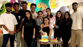 Sara Ali Khan celebrates birthday with her close ones and mother Amrita Singh; shares photos from her cake cutting ceremony
