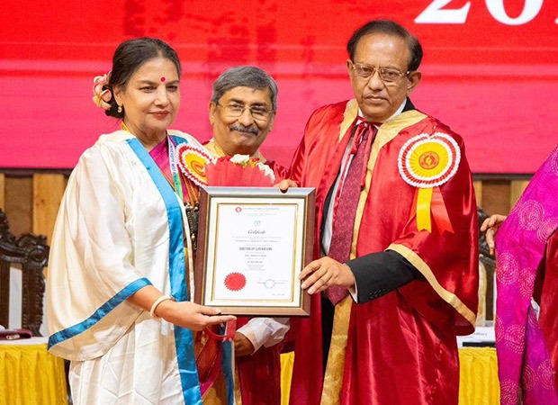 Shabana Azmi felicitated with Honorary Doctorate: “Art can be used as an instrument for social change”