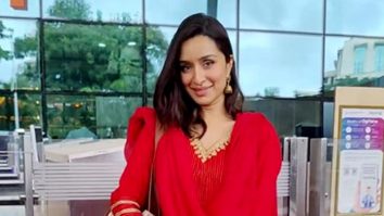 Shraddha Kapoor looks so beautiful in this red salwar at the airport