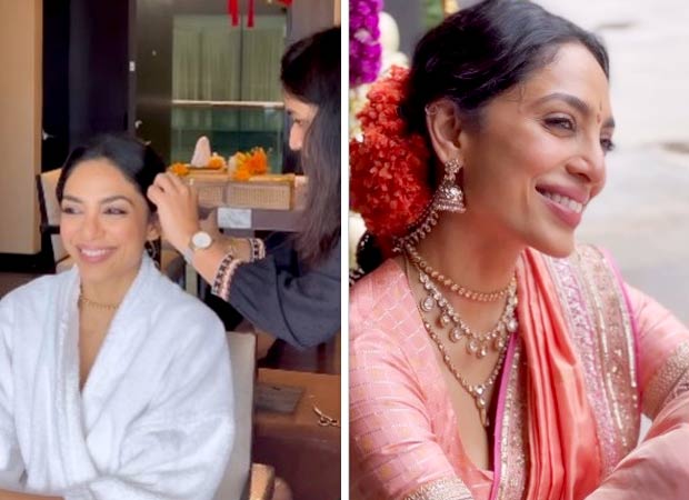 Sobhita Dhulipala glows in engagement prep with Naga Chaitanya, opts for minimal elegance with blush pink Manish Malhotra saree, watch video 