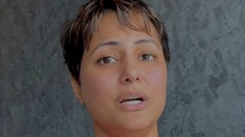 Spreading words of motivation even in tough times! Hina Khan chops off her hair