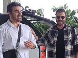 The unexpected meet up! Arbaaz Khan & Sanjay Kapoor pose together