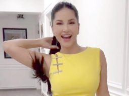 Sunny Leone’s yellow outfit describes her mood today; bright & chirpy!