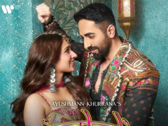 Ayushmann Khurrana and Pashmina Roshan unveil the poster for their new Garba song ‘Jachdi’