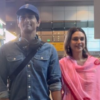 Aditi Rao Hydari and Siddharth make first public appearance after wedding, hold hands at Mumbai Airport